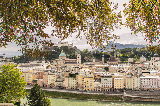 Die Stadt Salzburg - Blick vom Kapuzinerberg